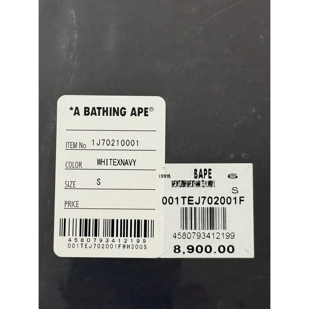 BAPE APE 30th Anniversary Boxed BAPE T-Shirt*NEW in box SZ S*SOLD OUT*NAVY - Picture 3 of 3